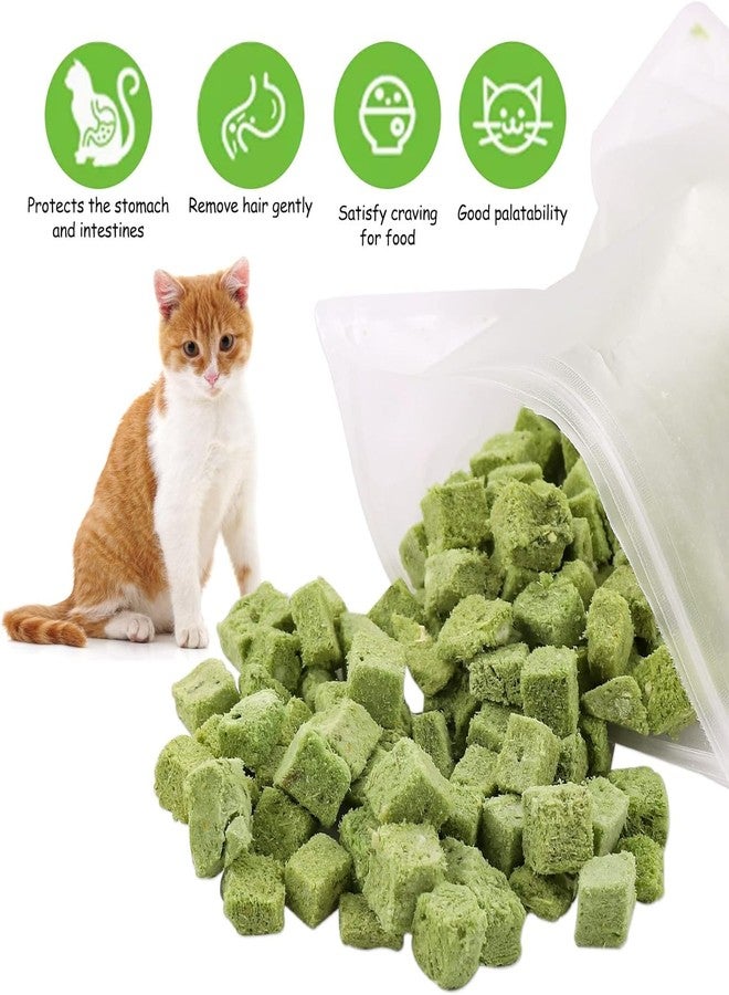 HavenJanny 120g Freezed Drying Cat Grass Treats for Cats, Cat Grass Teething Stick Snacks for Cats Hairball Removal and Teeth Cleaning - Image 3