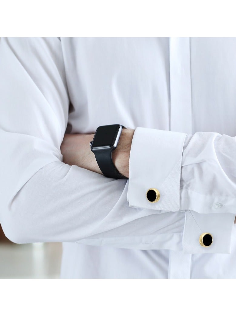 Jadwar men's shirt cufflinks are suitable for various clothing styles - Image 5