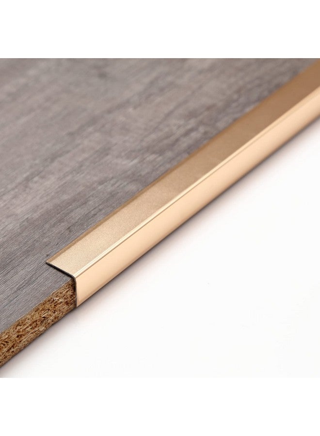 Trimold Aluminum Peel and Stick L Molding Corner Guards with 90° Angle for Wall Door Frame Cabinet Baseboard Protection and Decoration, 35.4in x 0.8in (3Pcs) - Image 1