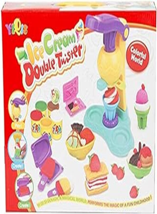 Ice Cream Double Twister for Kids 3 Years and Above