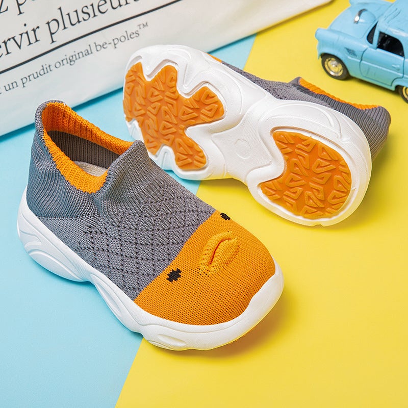 New Children'S Soft Sole Shoes Baby Toddler Shoes Men'S And Women'S Cartoon Duck Children'S Shoes Leg Lazy Shoes - Image 1
