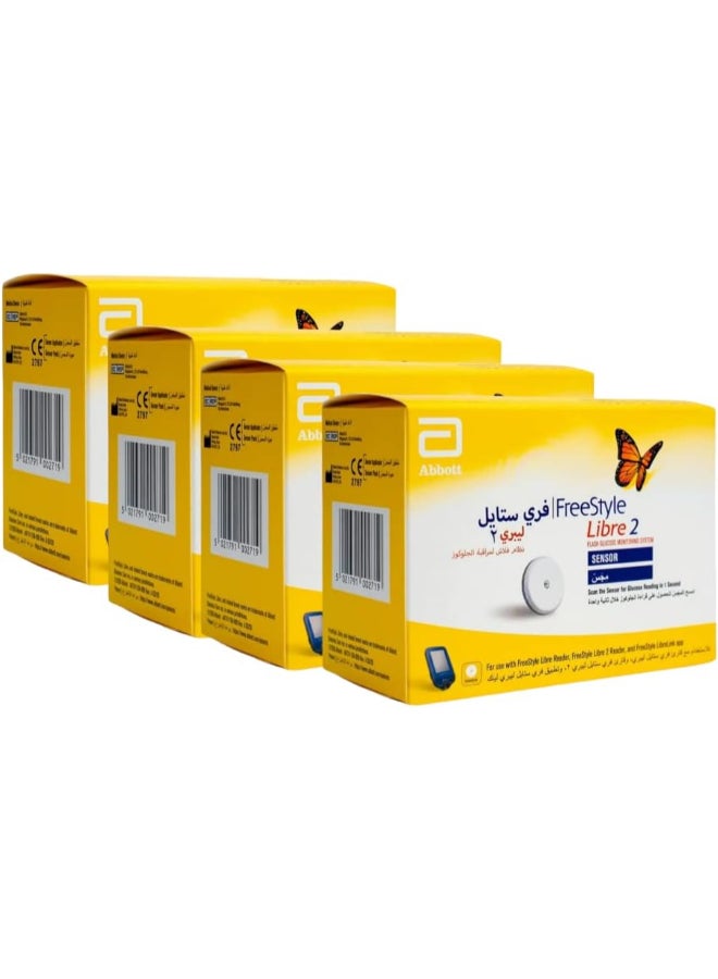 فري ستايل ليبر مستشعر جلوكوز فري ستايل ليبر 2 مكون من 4 قطع - Image 1
