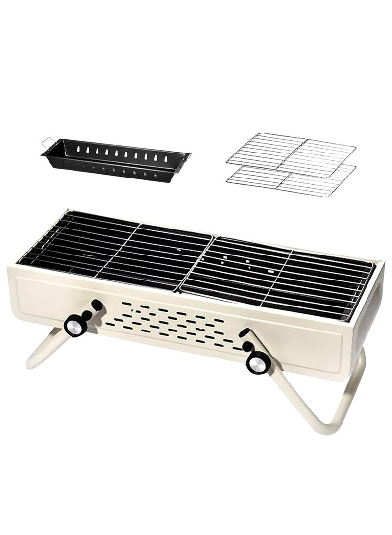 DubaiGallery Barbecue Grill Outdoor Home Rotis series Creative charcoal grill Portable folding carbon grill - Image 1