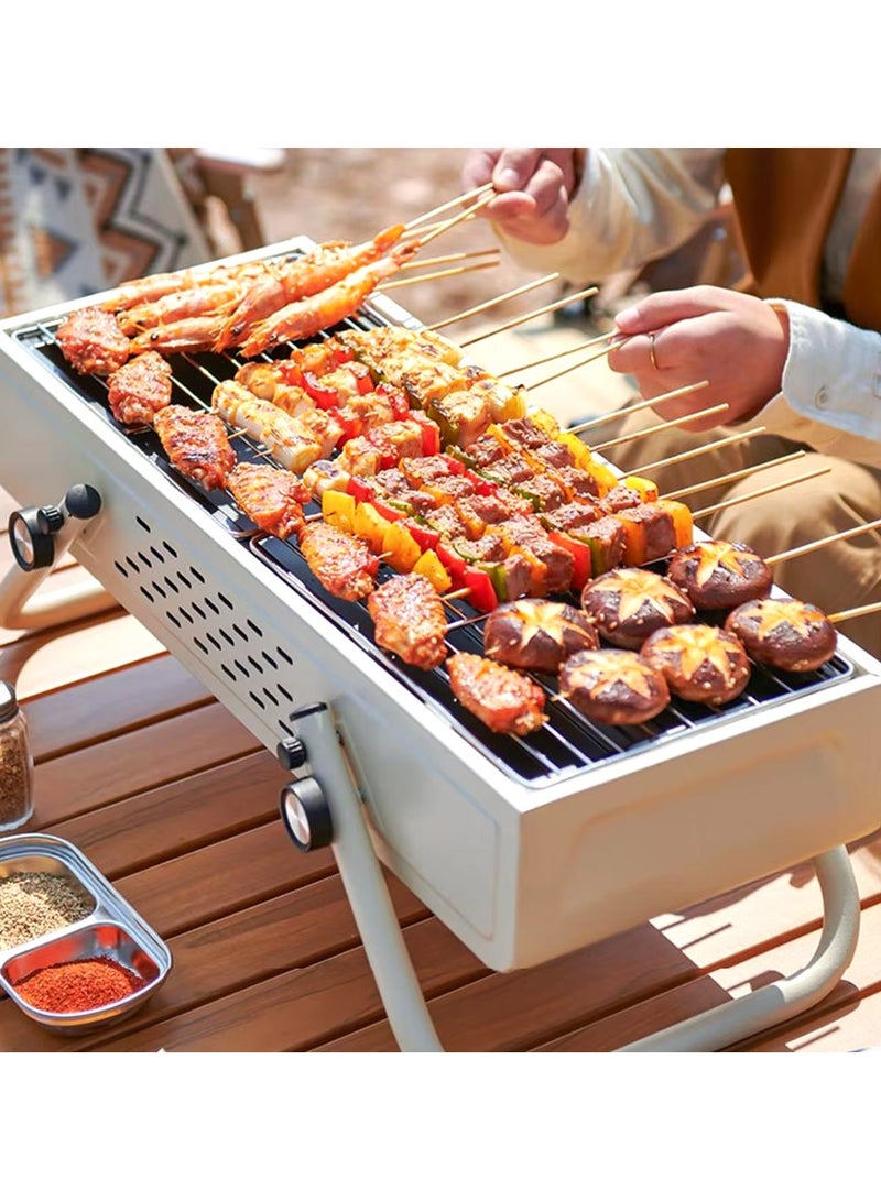 DubaiGallery Barbecue Grill Outdoor Home Rotis series Creative charcoal grill Portable folding carbon grill - Image 3