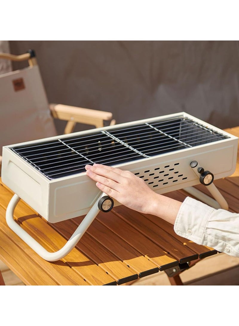 DubaiGallery Barbecue Grill Outdoor Home Rotis series Creative charcoal grill Portable folding carbon grill - Image 4