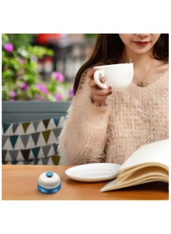 SYOSI 2 Pcs Call Bell, Service Bell Desk Bell Dinner Desk Bell Front Desk Bell, with Metal Anti-Rust Construction, Desk Bell for Schools, Restaurants, Reception Areas, Hospitals, Warehouses (2.8 inch)  - Image 5