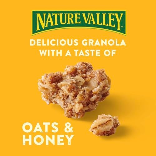 Nature Valley Crunchy Granola, Oats and Honey, Resealable Snack Pouch, Family Size, 24 oz - Image 3