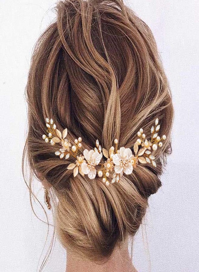 EARENT Wedding Hair Accessories Gold Bridal Hair Vine Brides Hair Pieces for Women - Image 5