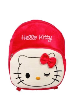 Blue Tree blue tree Soft Material School Bag For Kids Plush Backpack Cartoon Toy, Children's Gifts Boy/Girl/Baby/Decor School Bag For Kids (New Hello Kitty)(Rad)  - Image 1
