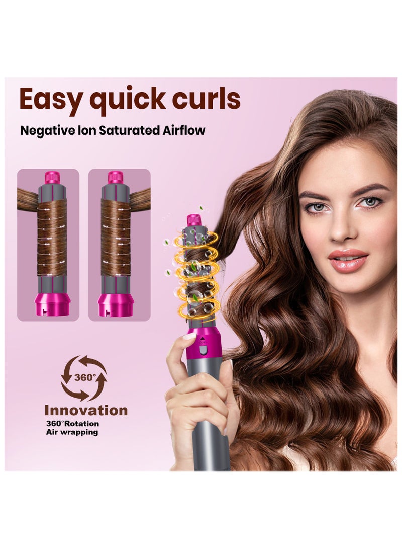 PANDA JOJO 5 in 1 Hair Dryer Brush | Professional Blow Dryer Brush for Curling, Volumizing & Straightening | for Women Gift - Image 3