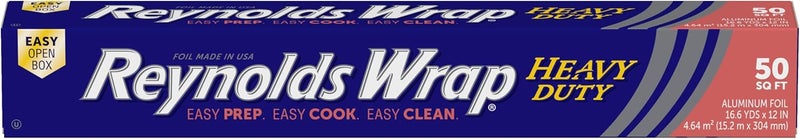 Reynolds Wrap Heavy Duty Aluminum Foil - 50 Square Feet Roll for Cooking and Food Storage - Image 1