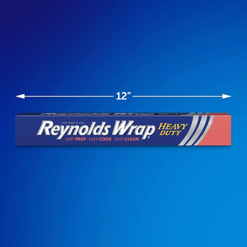 Reynolds Wrap Heavy Duty Aluminum Foil - 50 Square Feet Roll for Cooking and Food Storage - Image 2