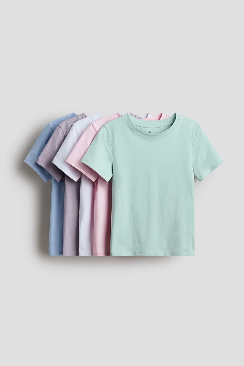 H&M 5-pack cotton T-shirts