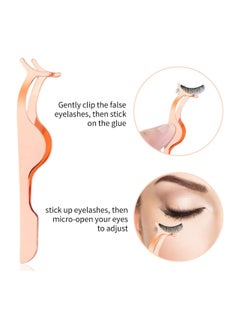 ORiTi 3Pcs Eyelashes Tool Fake Lash Applicator Lash Tools Fake Eyelashes Scissors  - Image 3