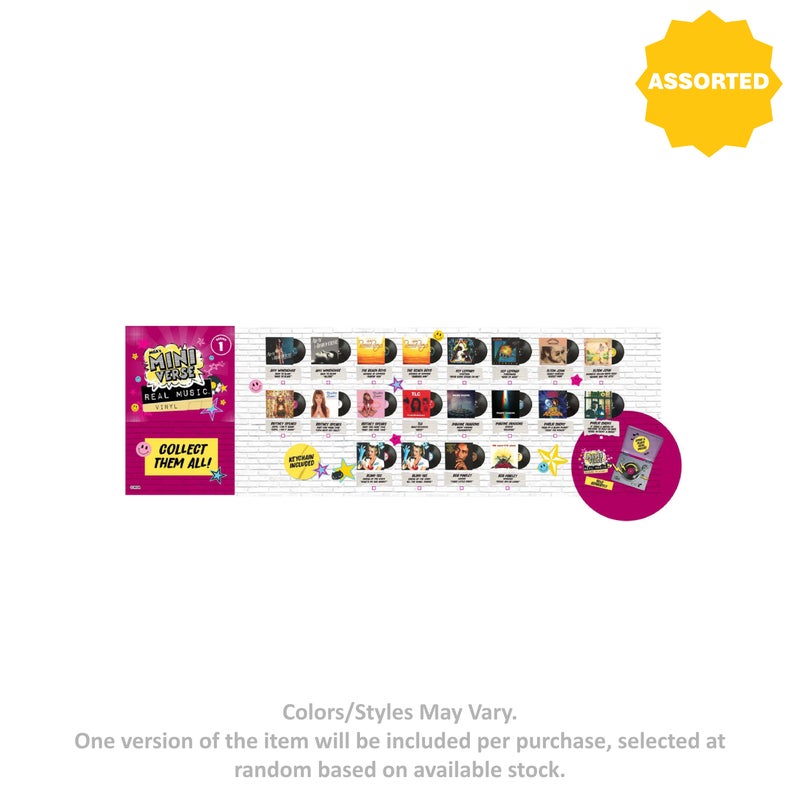Miniverse مينيڤيرس مجموعة مجسّمات فينيل موسيقية حقيقية مصغّرة (متنوعة) - Image 4