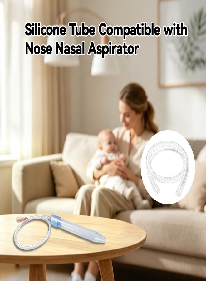 TERPINK Replacement Tubing Compatible with Frida Baby NoseFrida SnotSucker, Silicone Tube for Nose Cleaner Easy to Clean (Only Tubing) - Image 2
