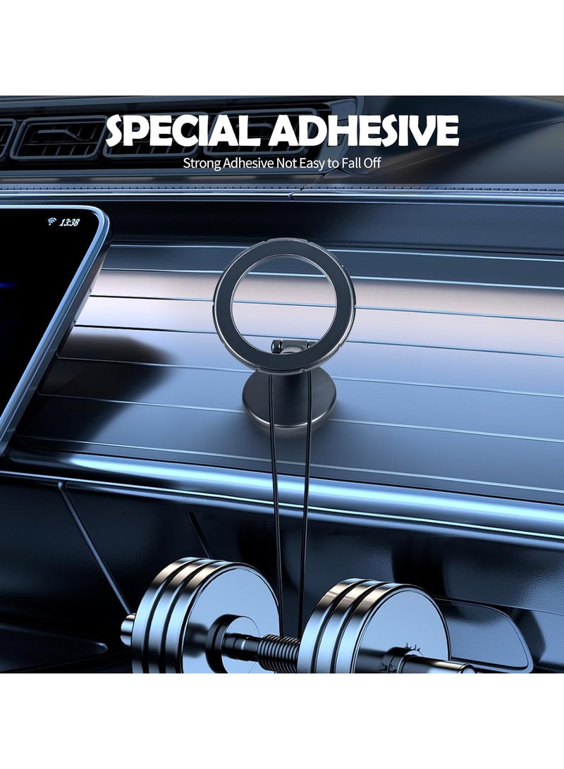 MagSafe All Metal 1080 Degree Rotation Magnetic Mobile Phone Holder for Car Hands-free Powerful Magnetic Mobile Phone Holder for Car Dashboard - Image 2