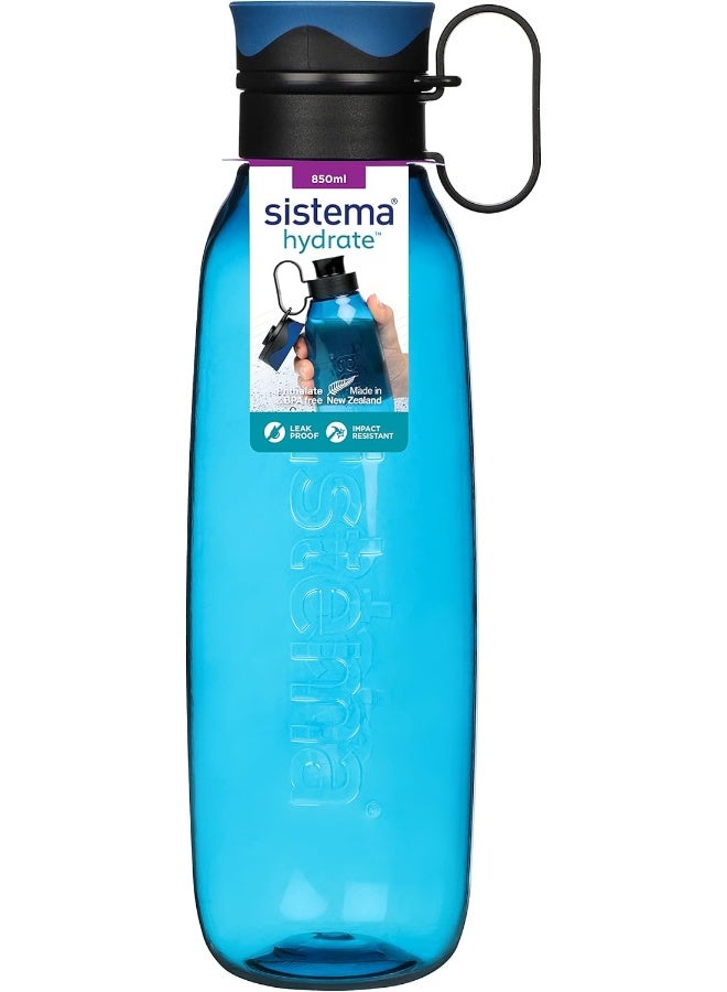 Sistema Traverse Water Bottle | 850 ml Leak-Proof Water Bottle with Screw-Top Lid | BPA Free | Assorted Colours - Image 1