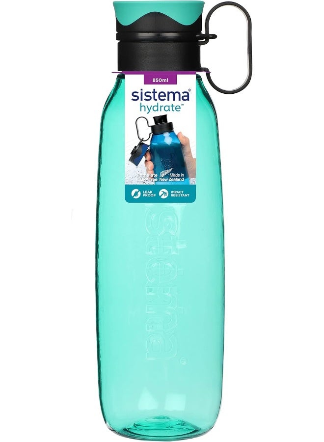 Sistema Traverse Water Bottle | 850 ml Leak-Proof Water Bottle with Screw-Top Lid | BPA Free | Assorted Colours - Image 3