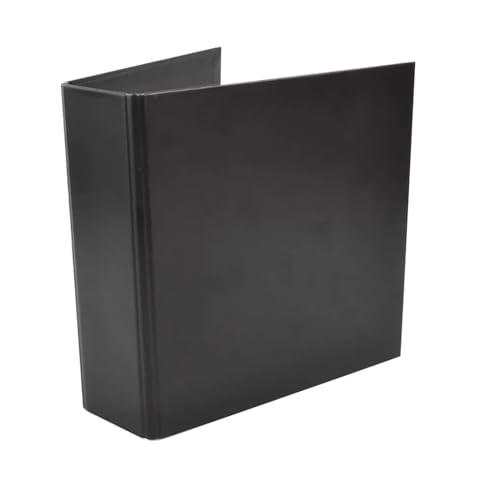 Tarifold DJOIS by Tarifold - CD & DVD 2-Ring Binder - Durable CD & DVD Storage - Durable Material - A5 Size - Holds 25 Sleeves - Pack of 4 - Space-Saving - Made in Denmark - Black - Image 1