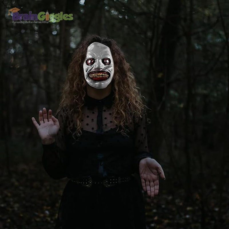 BrainGiggles Scary Mask for Halloween Cosplay Masquerade Party Costume Mask for Men, Women, Adults - Image 4