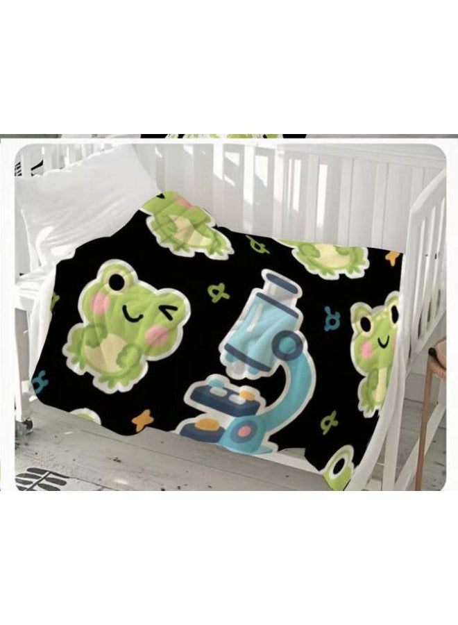 عام بطانية رقيقة من الفانيلا (حرارة ومريحة، ومناسبة للنوم واستخدام اللعبة والغبار والرمل) 150 سم * 200 سم - 477 - Image 1