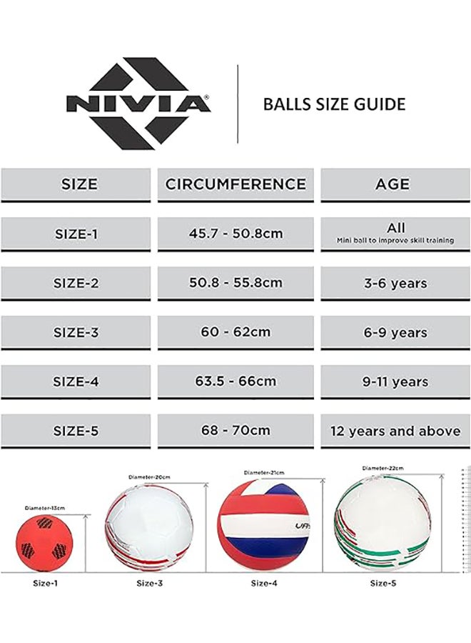 Nivia 488 Craters Volleyball for Men & Women| Size: 4 | Light Weight | Rubber Moulded |12 Panels | High Air Retention | for Indoor & Outdoor | Water Resistant - Image 5