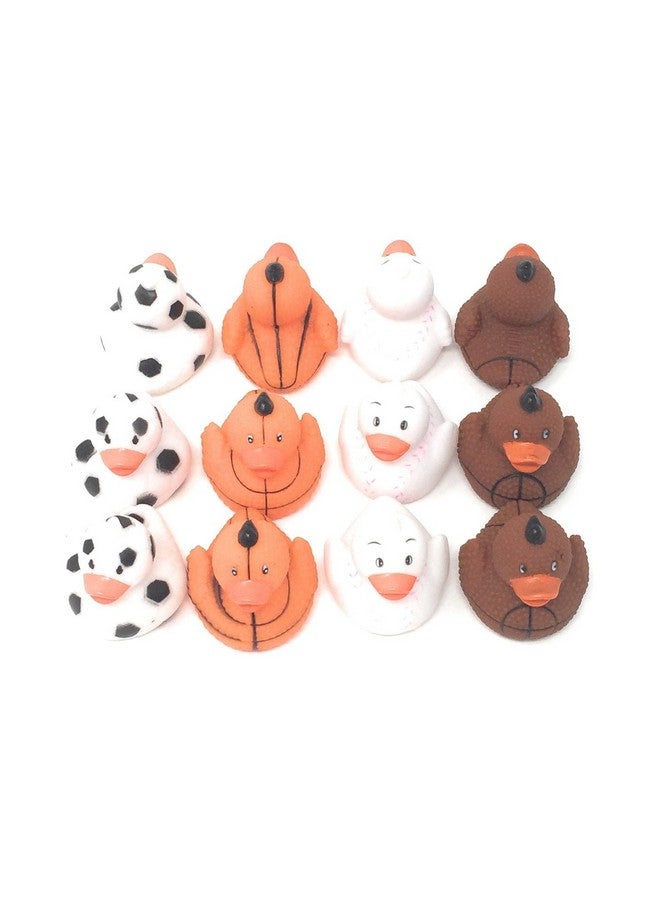 U.S. Toy Small Sports Ball Rubber Ducks - Image 1