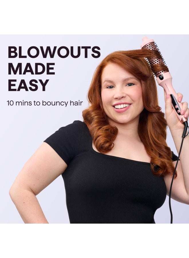 Wavytalk Blowout Boost Thermal Brush, 1.5 inch Heated Round Brush for Blowout Look, Dual Voltage, Ceramic Tourmaline, Ionic Technology, 5 Temperature Settings - Image 5