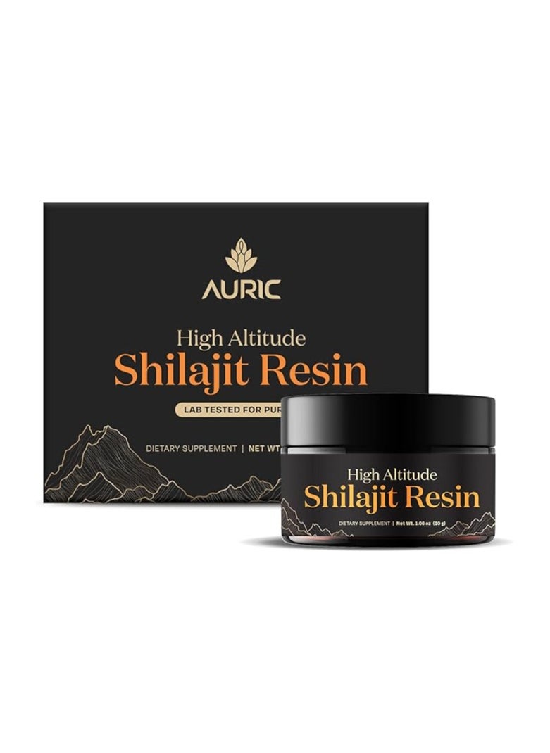 Auric Lab Certified High Altitude Shilajit/Shilajeet Resin 30g | 75% Fulvic Acid + Humic Acid |85+ Trace Minerals, Real Brass spoon and Shilajit rock with every order - pzsku/Z3A6D3B546113E6A08123Z/45/_/1739883927/471d1267-7a35-4566-8e7e-f22e4944f527