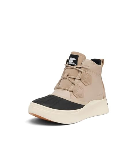 SOREL Womens Out N About lV Classic Waterproof Boot Omega Taupe Black 6 - Image 1