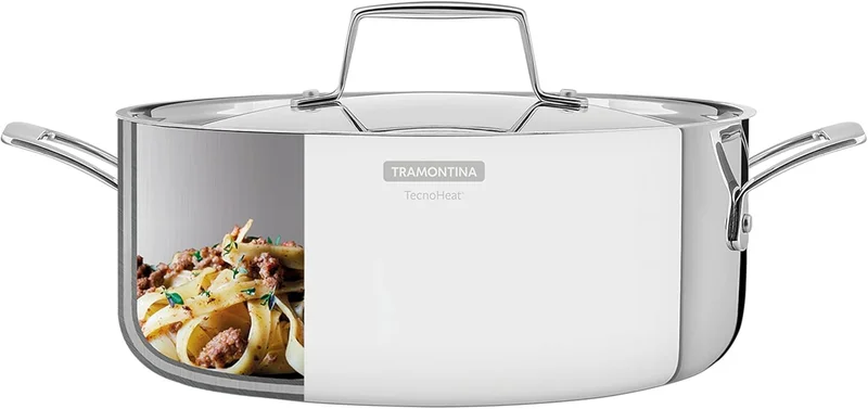 ترامونتينا Grano Casserole 24 cm (4.4L) Stainless Steel Cookware