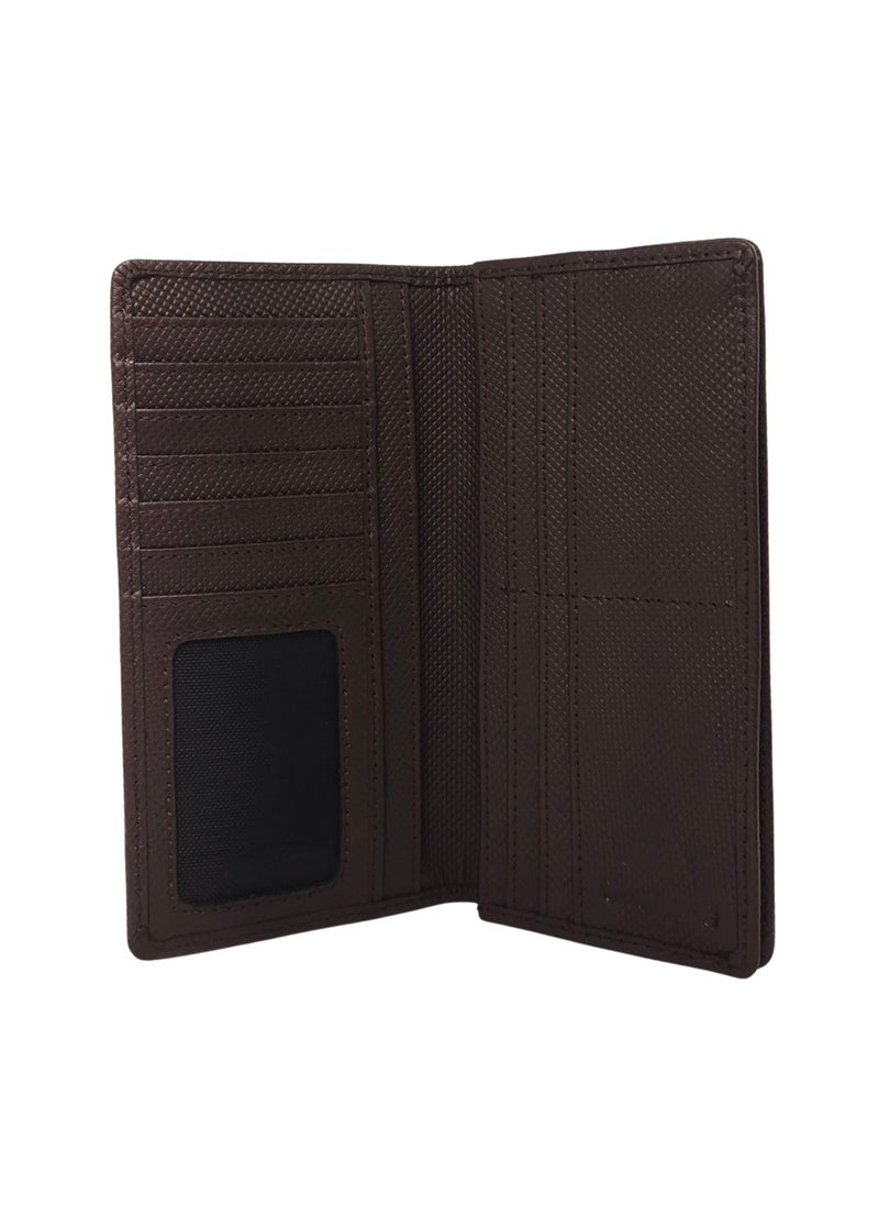Energize Long Genuine Leather Wallet for Men, Premium Leather Material with Versatile Compartment, Ideal for Traveling & Daily Use, Perfect Gift for Any Occasion- Chocolate  - Image 4