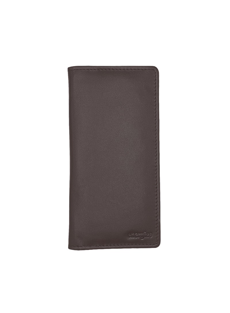 Energize Long Genuine Leather Wallet for Men, Premium Leather Material with Versatile Compartment, Ideal for Traveling & Daily Use, Perfect Gift for Any Occasion- Chocolate - Image 3