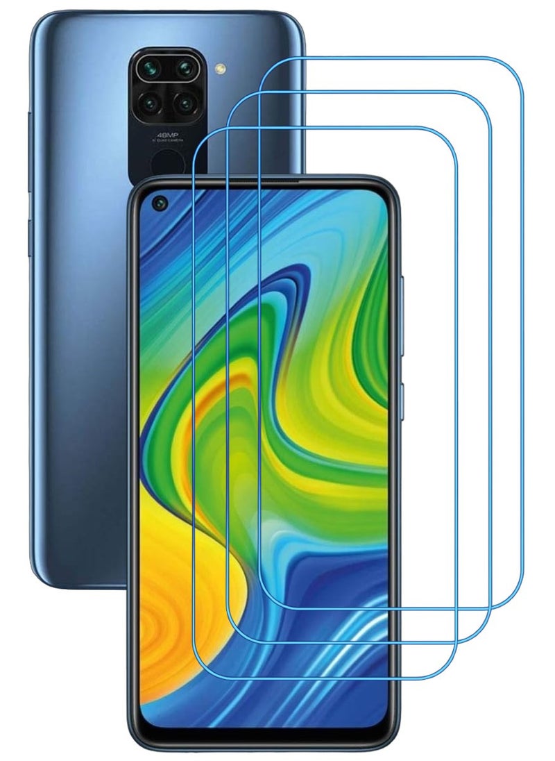 ACLIX 3 Pieces Antistatic ESD Dustproof Premium Quality High Definition Clear Tempered Glass Screen Protector Designed For Xiaomi Redmi Note 9 - Image 1