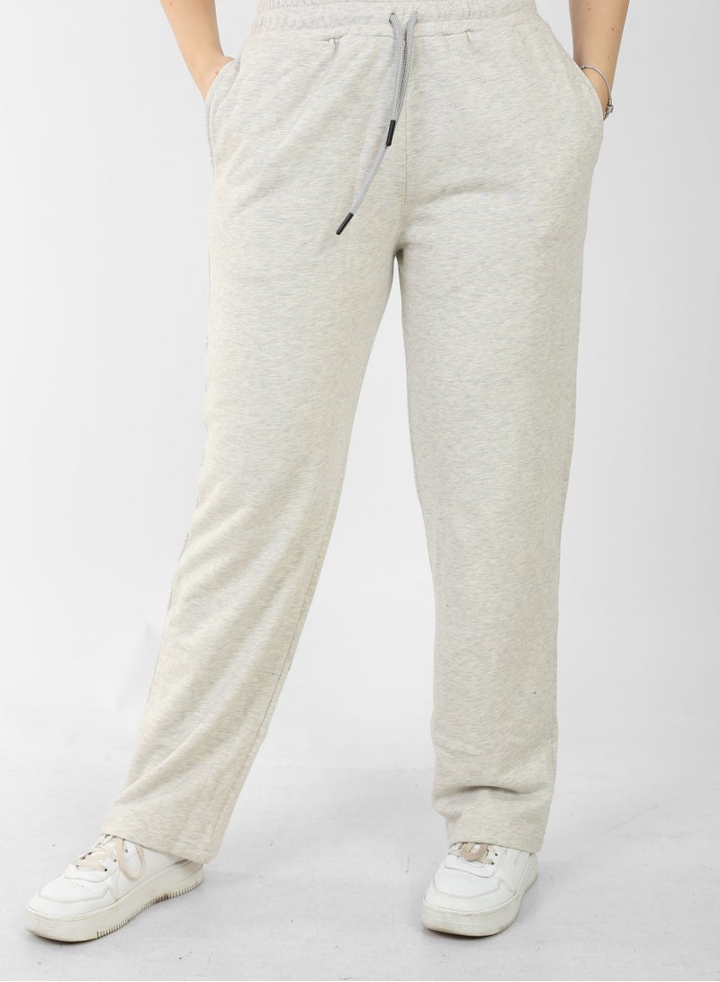 Soft Steps Sports Sweatpants Cotton Light Grey XXL For Women - Image 3