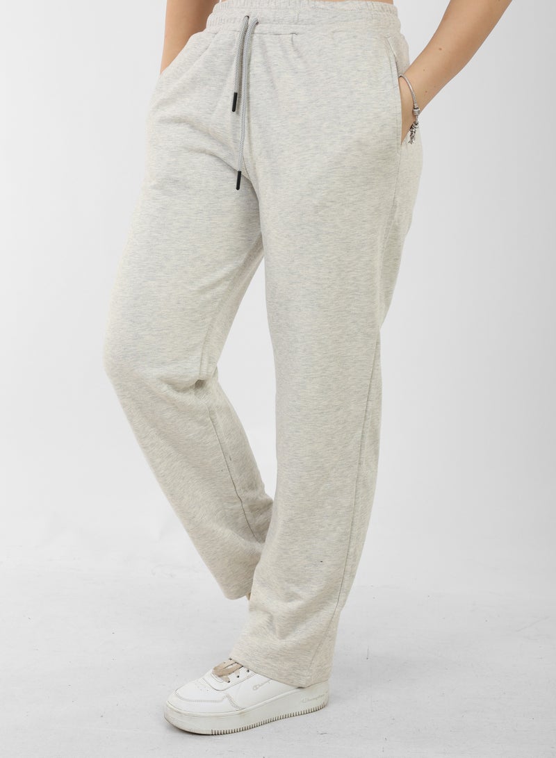 Soft Steps Sports Sweatpants Cotton Light Grey XXL For Women - Image 5
