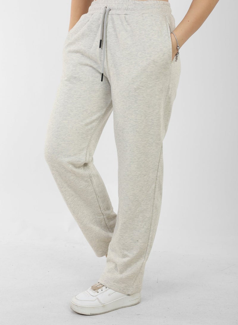 Soft Steps Sports Sweatpants Cotton Light Grey XXL For Women - Image 4
