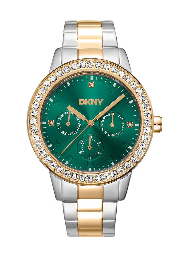 DKNY Parsons Multi Glitz DK1L055M0075 - Stainless Steel Female Quartz Multi-function - Image 1