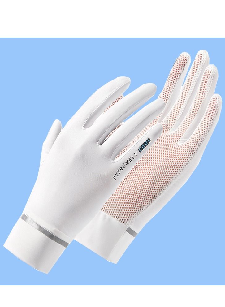 Generic Women's Driving Gloves White  - Image 2