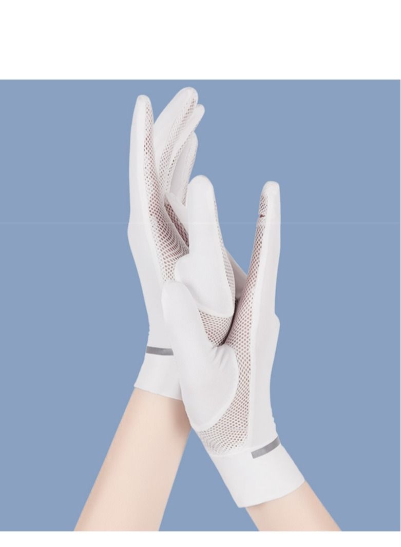 Generic Women's Driving Gloves White  - Image 4