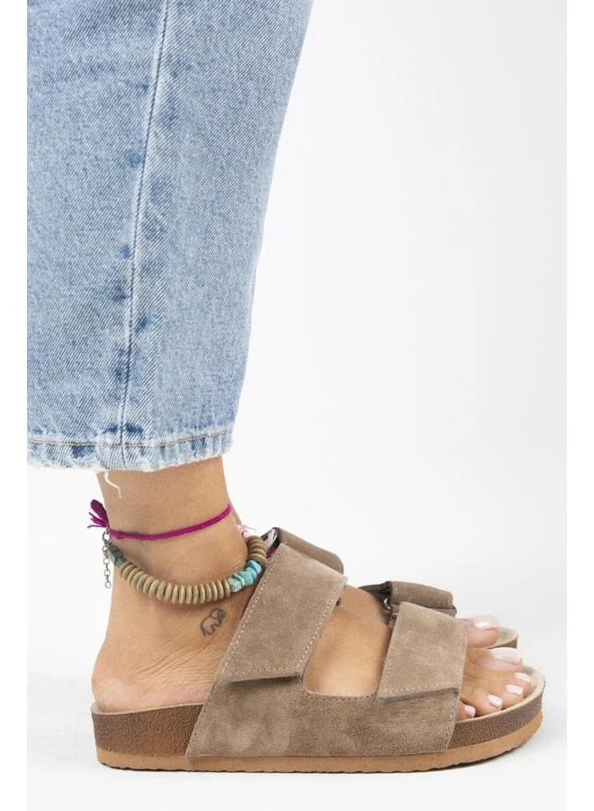 Manijero  Vina Genuine Leather strap Vizon Slipper. for Women | Best Price UAE