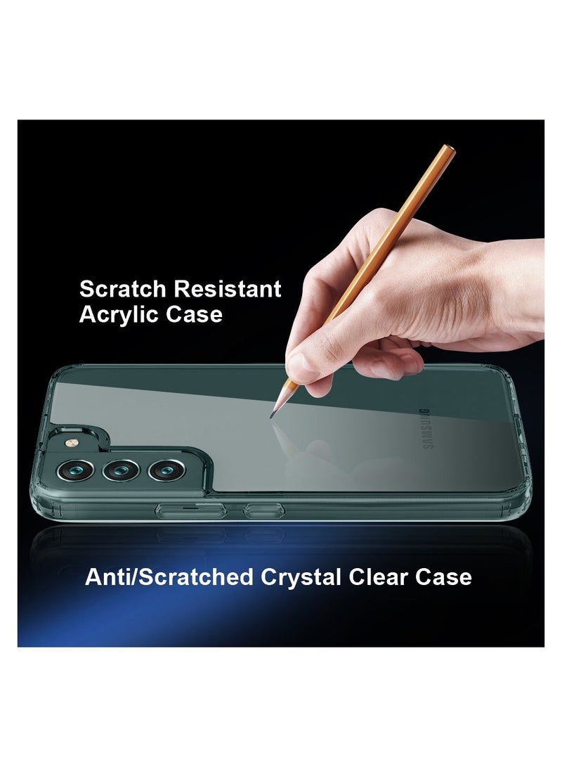 PRIMEEIGHT Transparent Crystal Clear Samsung S21 FE Case Shockproof Curved Edges case HD Clear Anti Scratch S21 FE protective case - Image 4