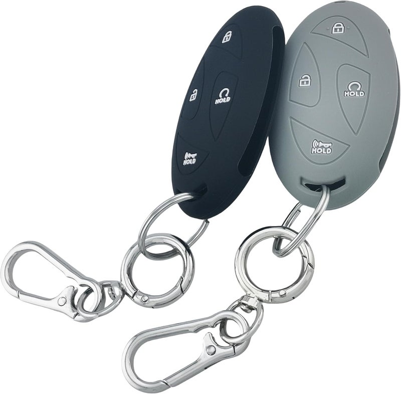 RUNZUIE Silicone Key Fob Cover for Hyundai