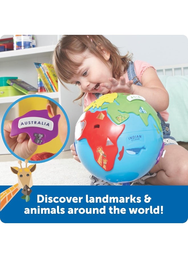 Learning Resources Puzzle Globe Educational & Interactive Learning Map World Globe Kids Spinning Globe Stem Gifts 3 4 5 6 7 Year Old Kids Boys & Girls  - Image 5