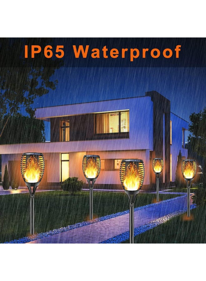 Homeey Solar Flame Torch Light (1 Piece) - Waterproof Flickering Dancing Flame | Auto On/Off Outdoor Garden Decor & Landscape Path Lighting - Image 4