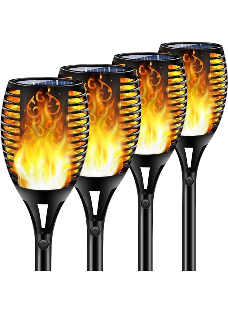 Homeey Solar Flame Torch Light (1 Piece) - Waterproof Flickering Dancing Flame | Auto On/Off Outdoor Garden Decor & Landscape Path Lighting - Image 2