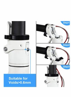 SYOSI Scooter Replacement Part Accessory Waterproof Silicone Cover Dust Proof Dashboard and 3 Pieces Rubber Vibration Dampers for Xiaomi Mijia M365/ M365 Pro Scooter  - Image 4