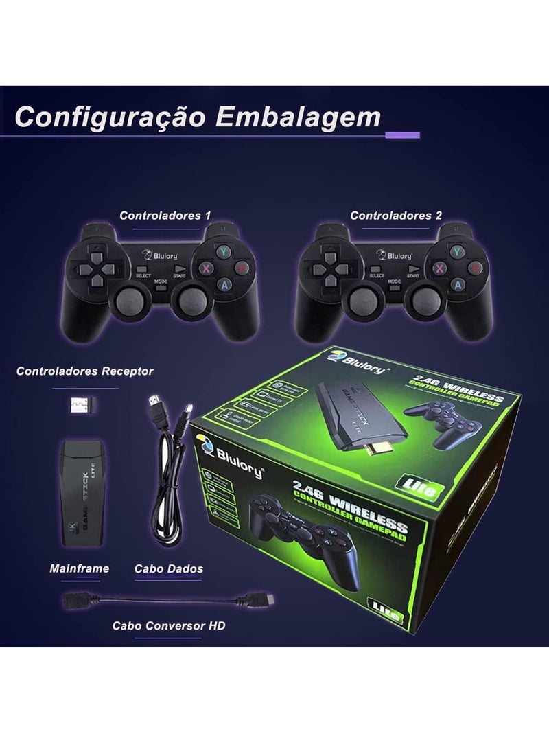 ELTRAZONE ELTERAZONE 4k smart video game tv stick,video game consoles,10,000 games 32/64gb retro classic gamin 2.4g wireless gamepads controller (64g,10000+ games) - Image 5