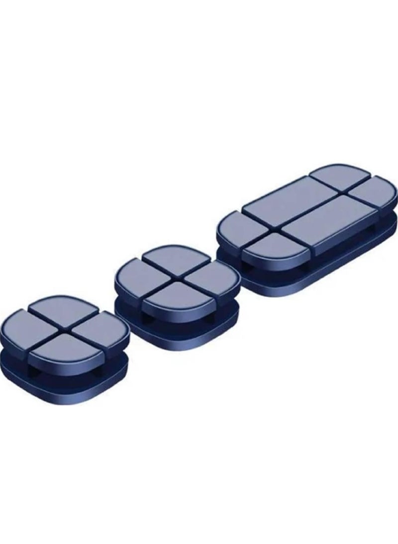 Earldom Wire Organizer, Cable Holder Clips, Power Cord Clips for USB Cable,  Cable Organizers for Car, Home, Office (5 Slots, 3 Slots) - Image 3